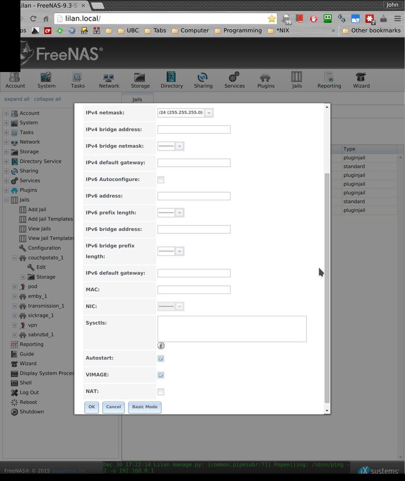 freenas owncloud plugin